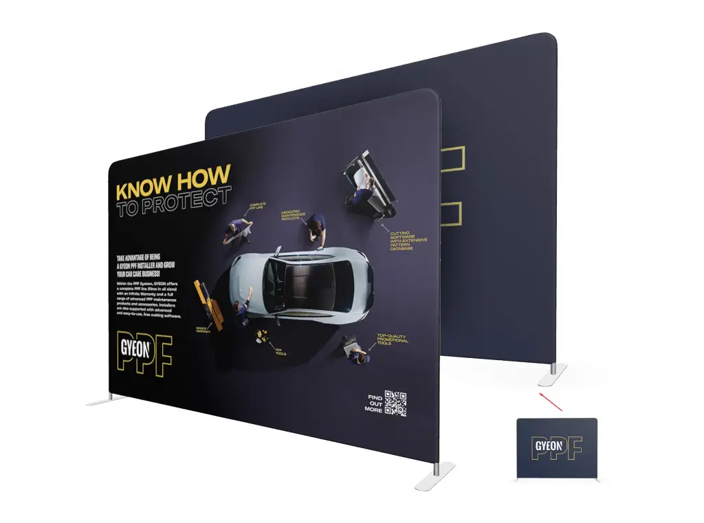 GYEON - Expo wall 300x230cm - VEHICLE PROTECTION x GYEON
